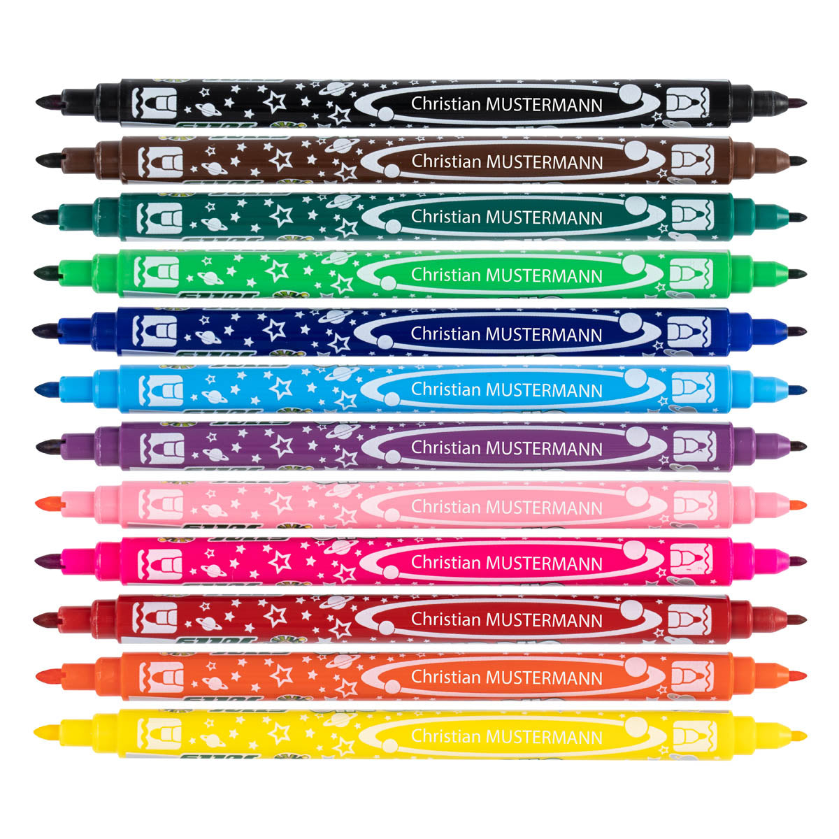 Joly Superstars Duo Fibre Set, 12 colors