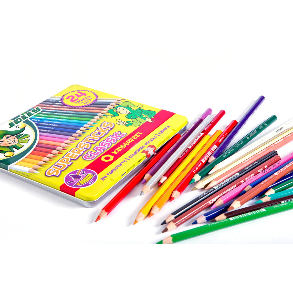 Jolly Supersticks Classic Color Pencil, 24 colors