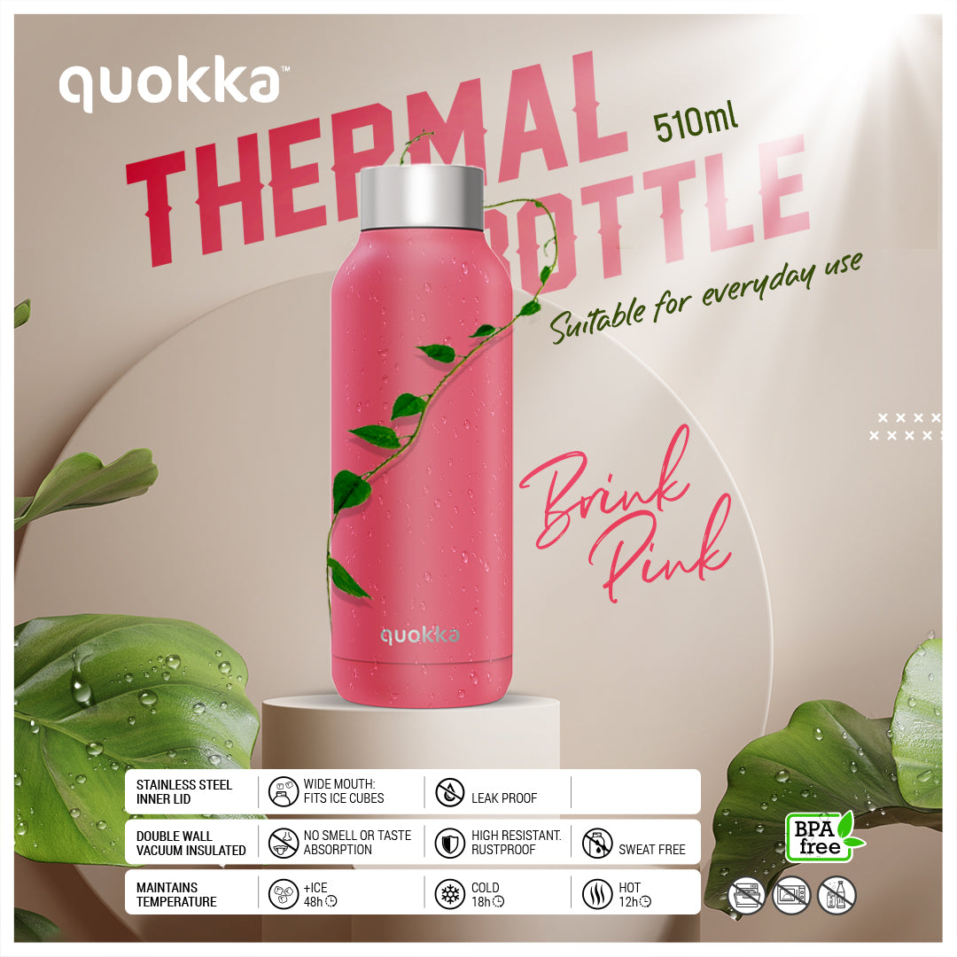 Quokka Water Bottle Solid 510ml