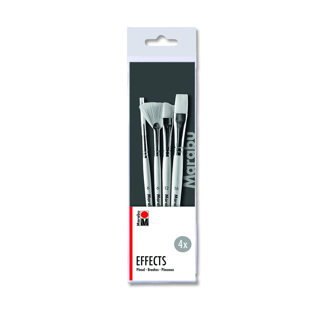 Marabu Brush Set Effects 4pcs