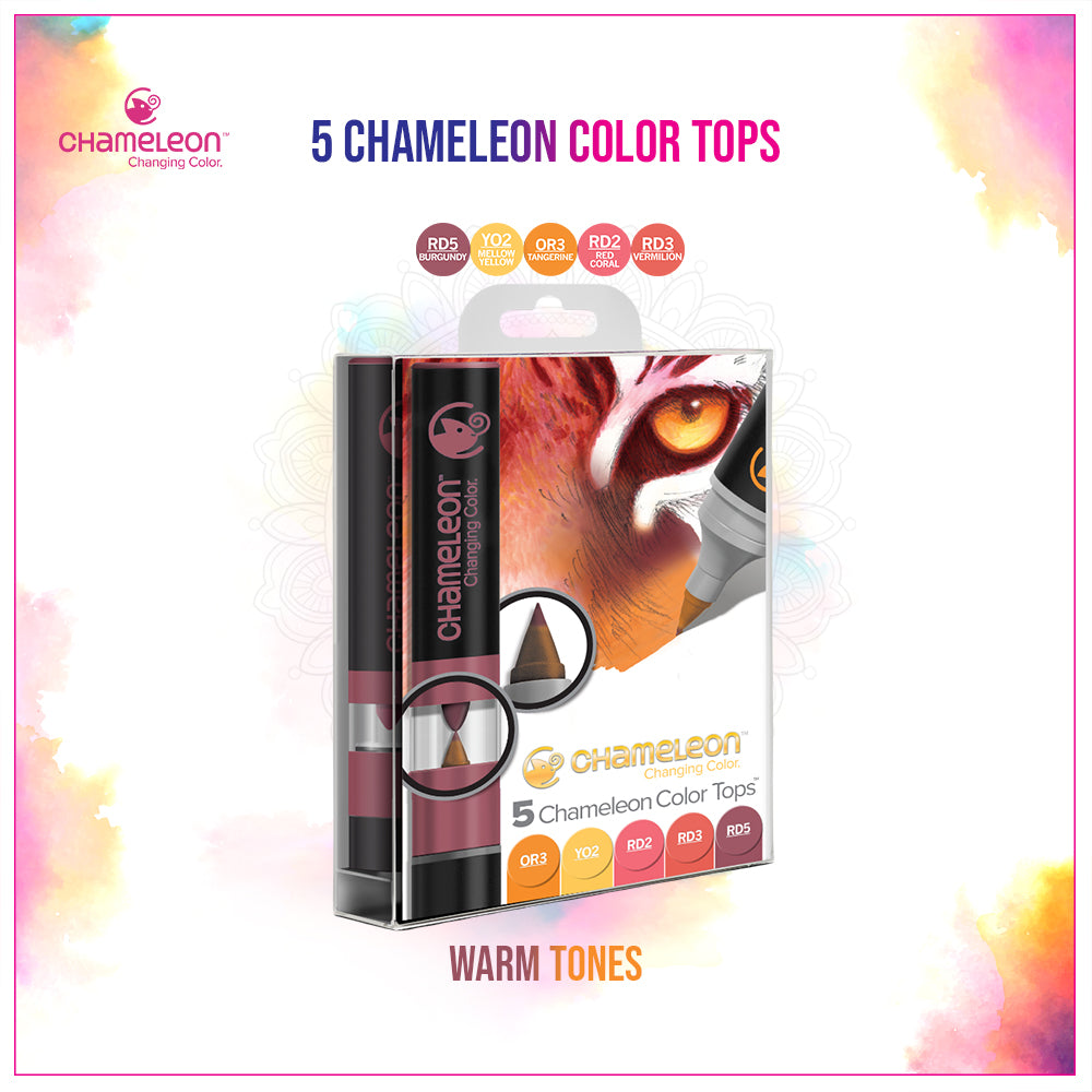 Chameleon 5 Color Tops