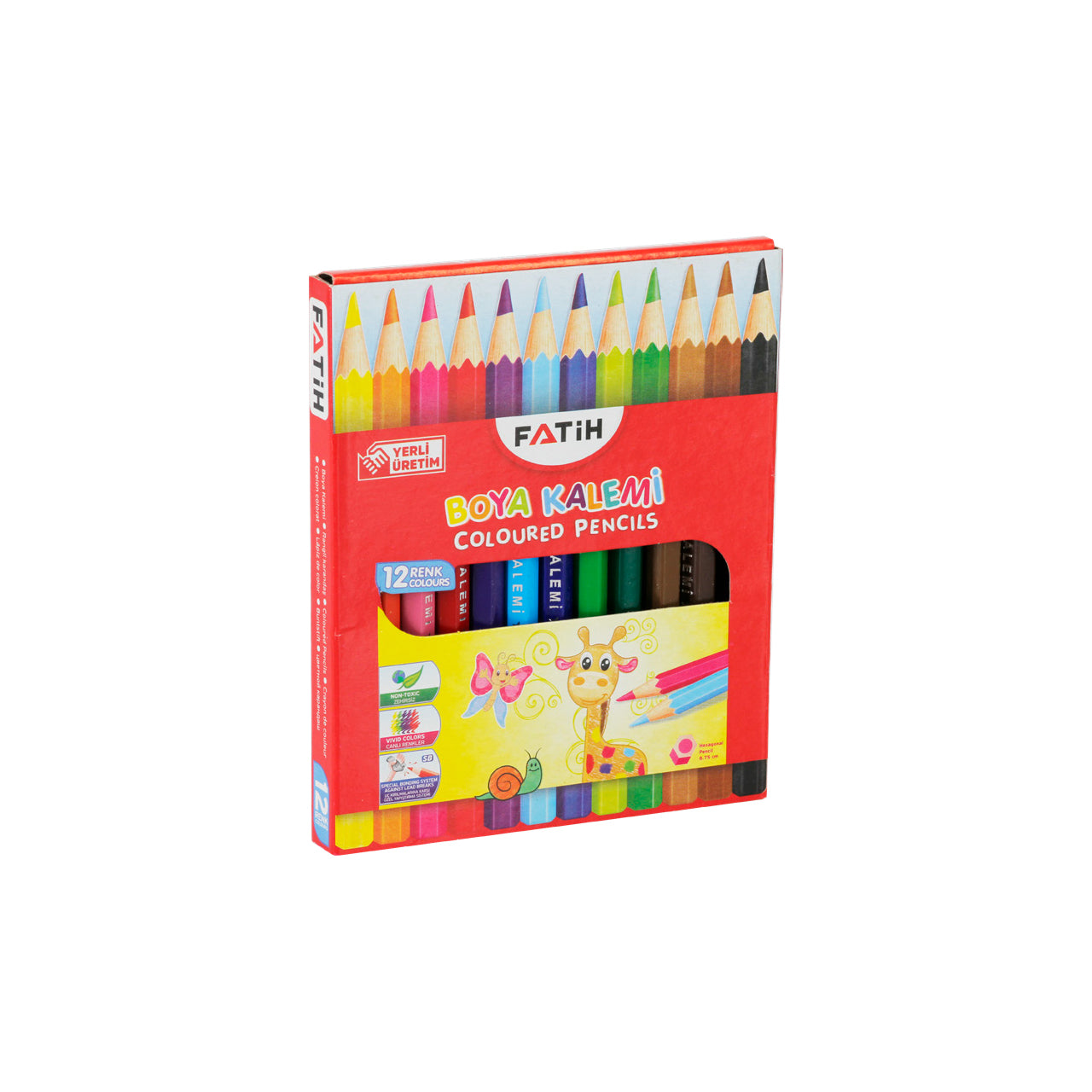 Fatih Colour Pencils Paper Box