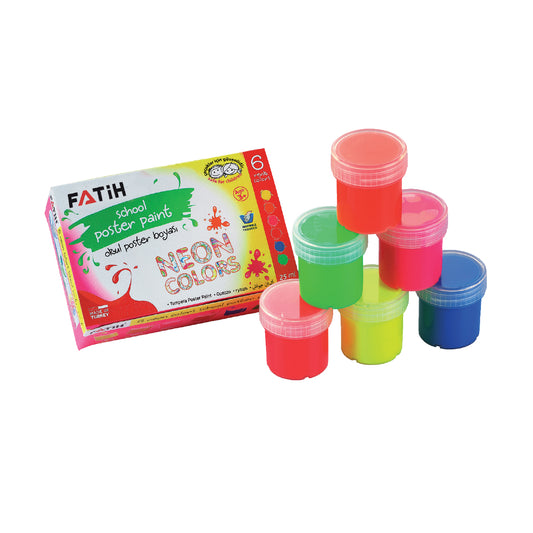 Fatih Neon Poster Paint Set