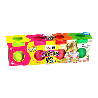 Fatih Neon Play Dough Modeling Clay Set