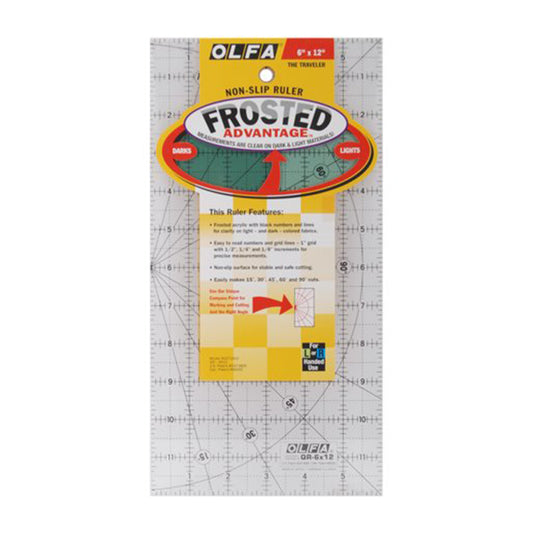 Olfa Non-Slip Ruler 6" x 12"