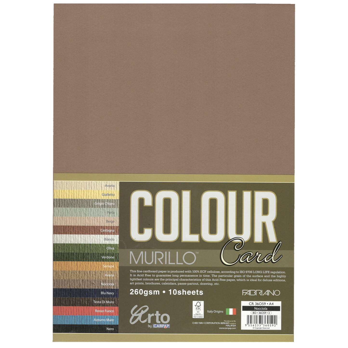 Arto A4 Texture 260 GSM Hard Paper Pack