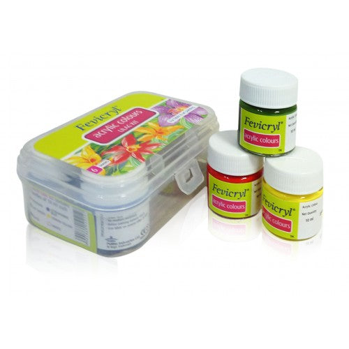 Fevicryl Acrylic Colours Lilac Kit 6 Shades