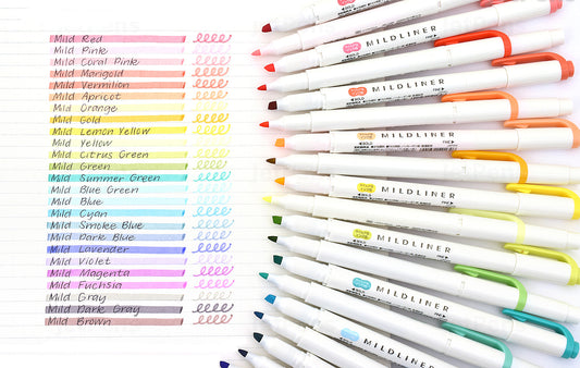 Zebra Midliner Twin Markers