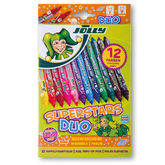 Joly Superstars Duo Fibre Set, 12 colors