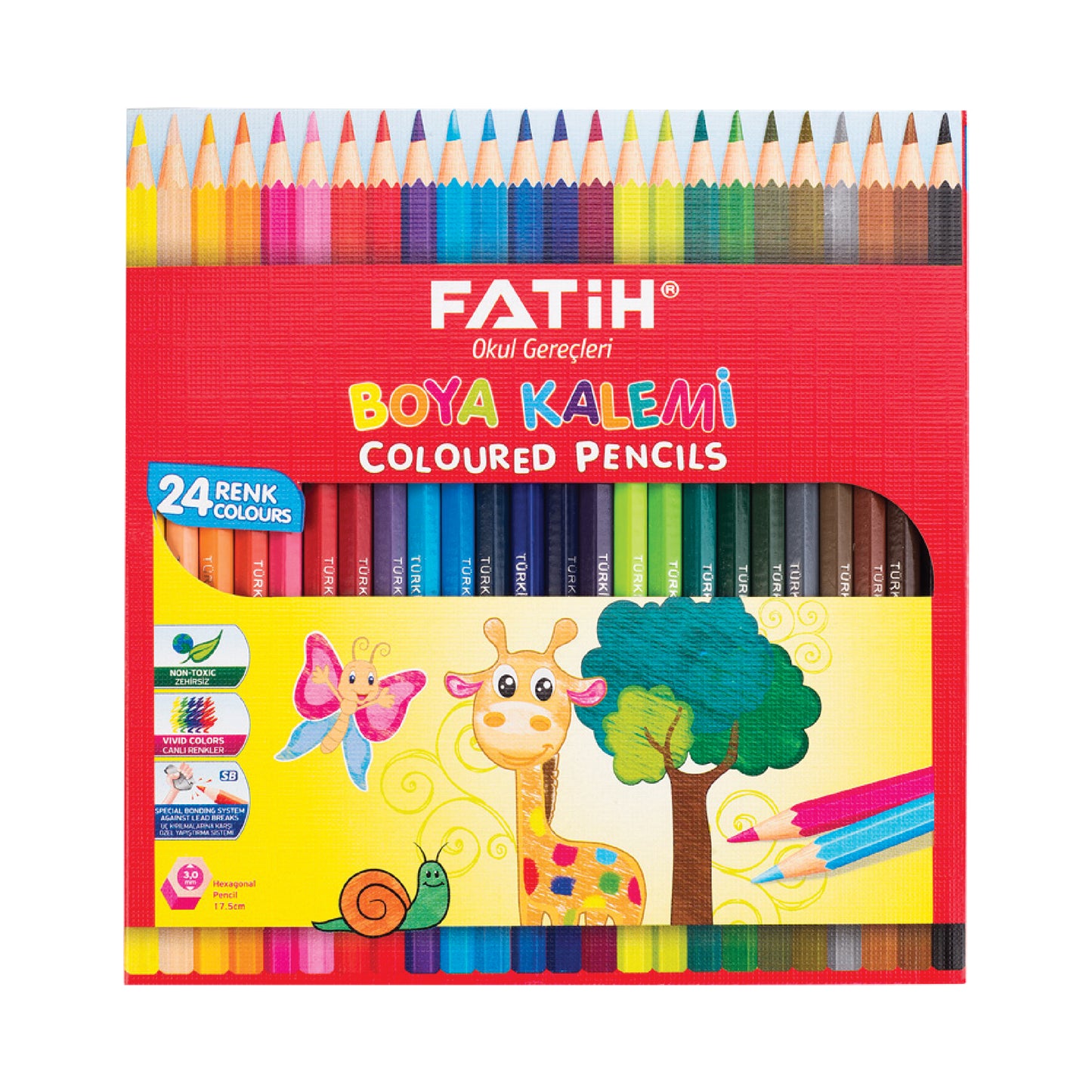 Fatih Colour Pencils Paper Box