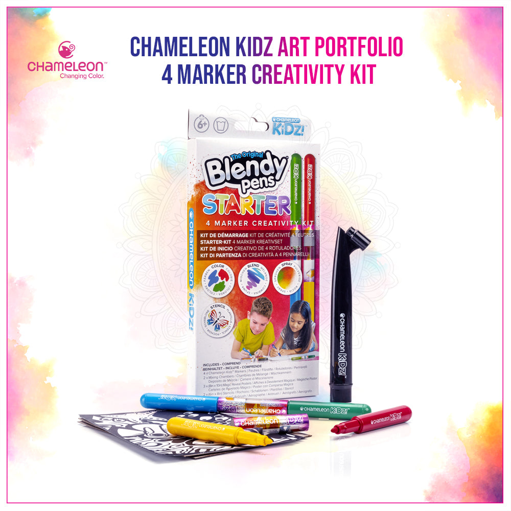 Chameleon Kidz Starter 4 Marker Creativity Kit