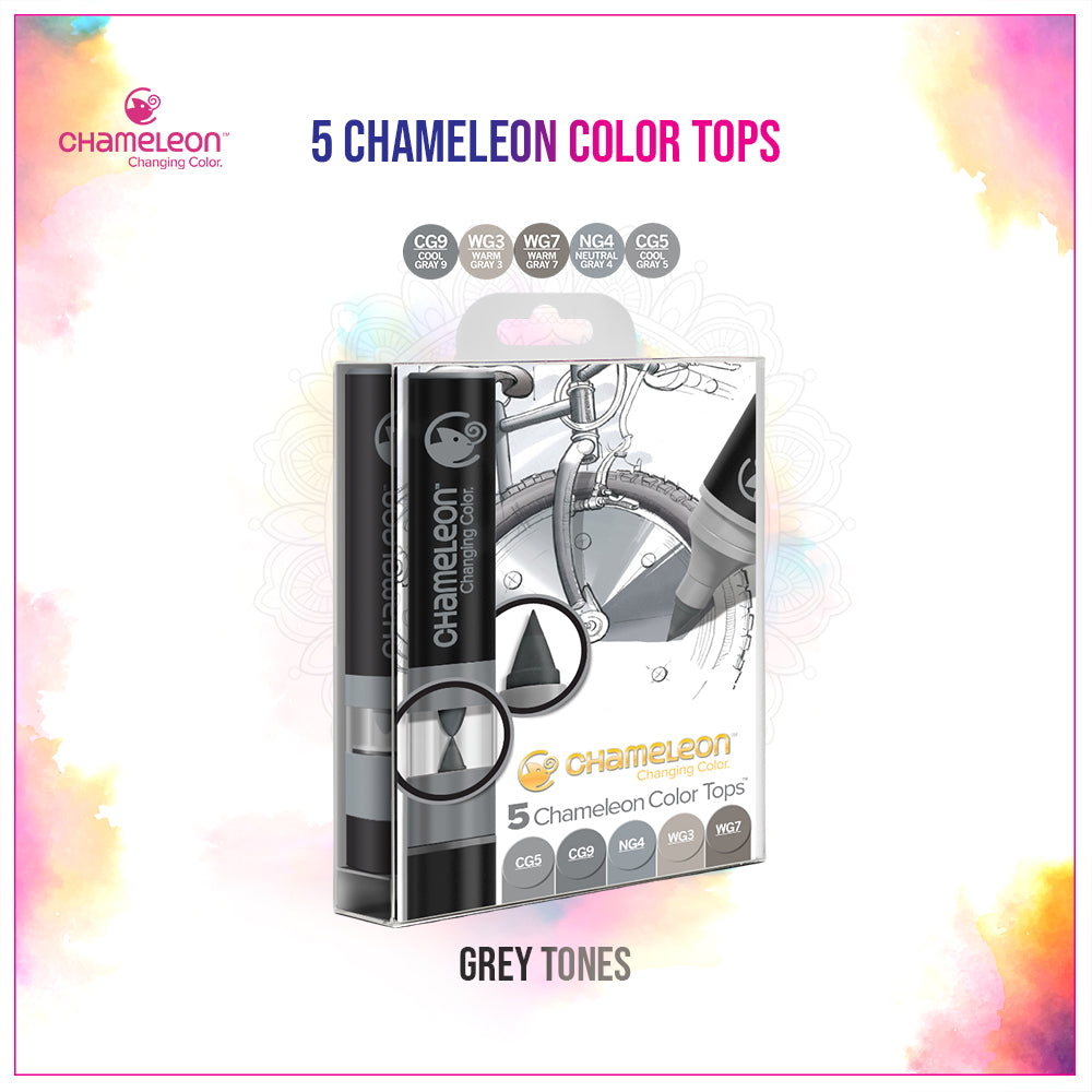 Chameleon 5 Color Tops