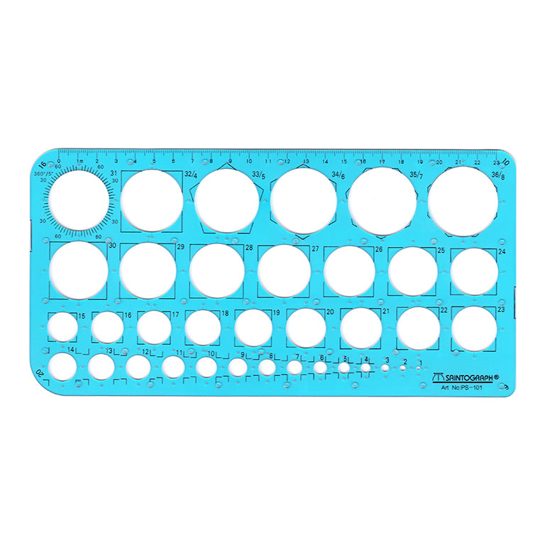 Saintograph Ruler Saintograph Circle Template – Chandelier Bookshop