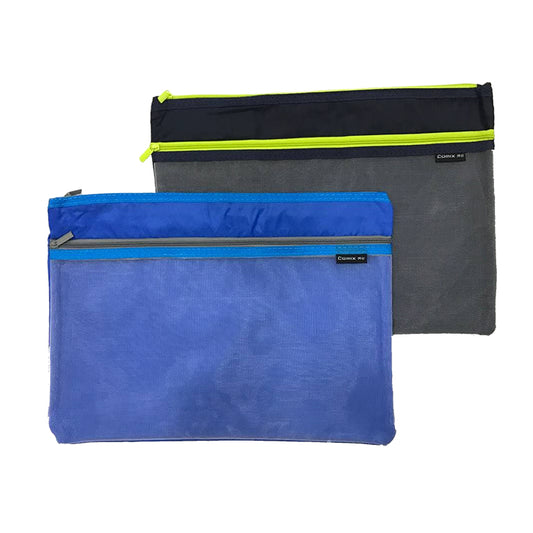 Comix A4 Mesh Zip Bag