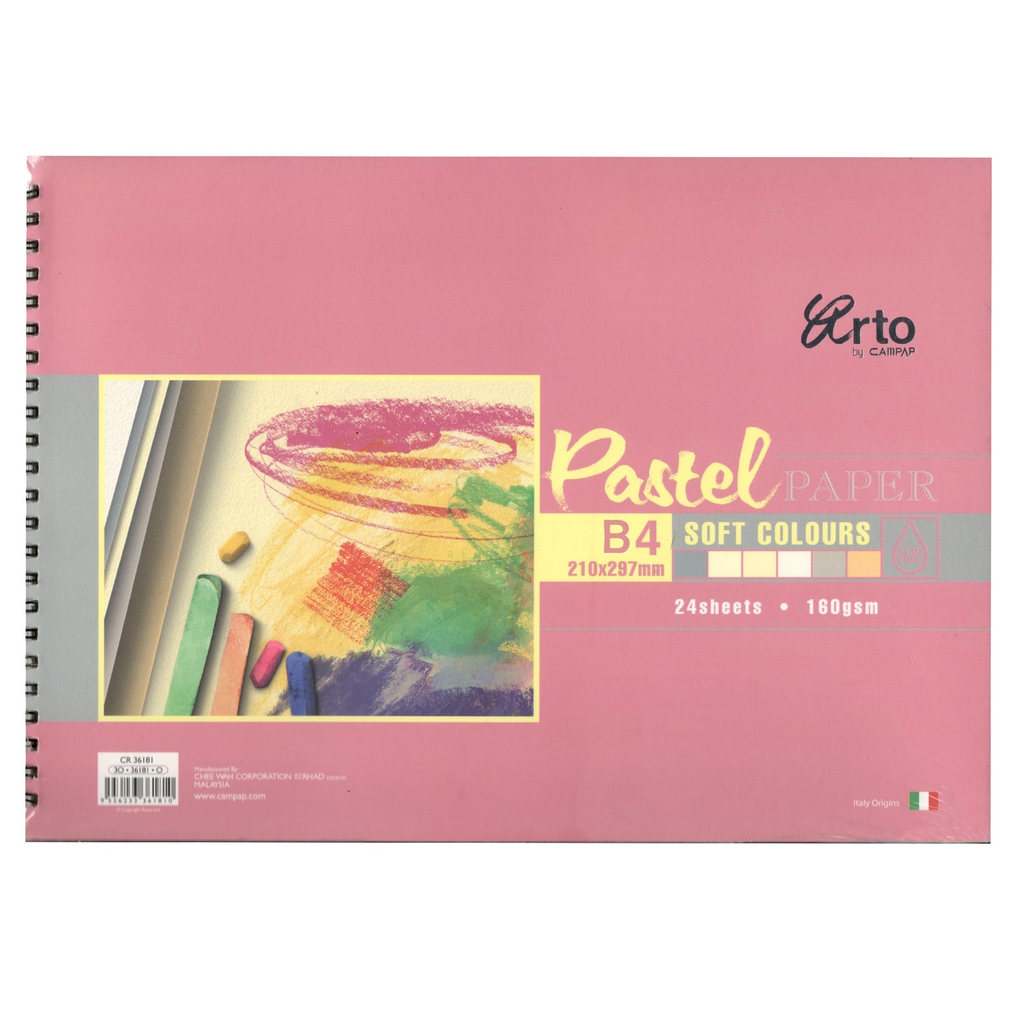 Arto B4 Pastel Colour Paper