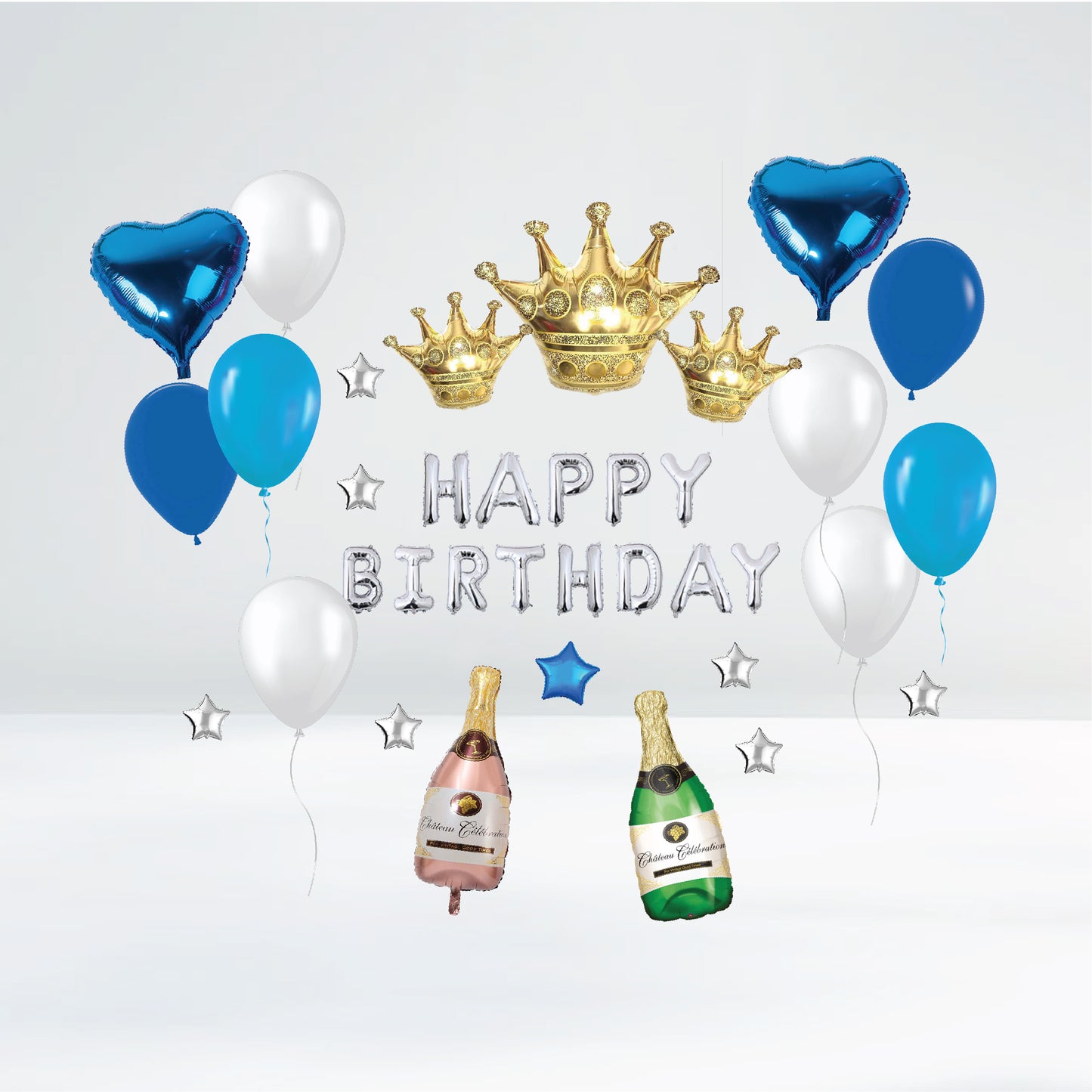 Foil Balloon Set - Happy Birthday 52pcs